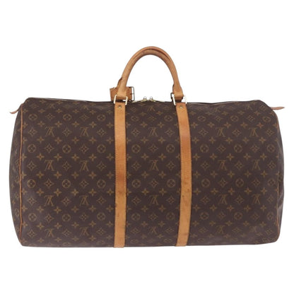 Louis Vuitton Keepall Monogram, Brown, Canvas, Travel Bag