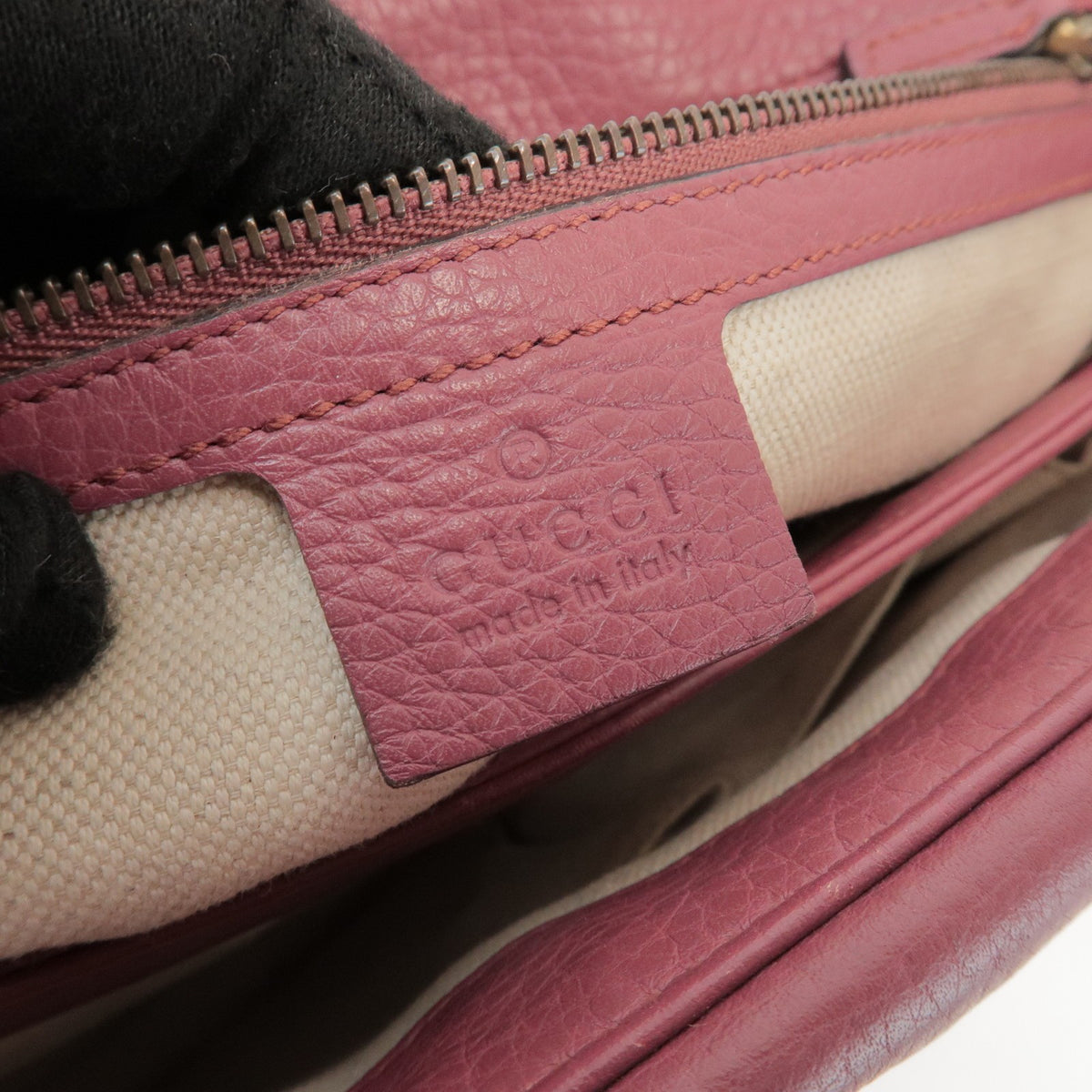 Gucci GG Marmont Leather, Pink, Leather, Shoulder Bag