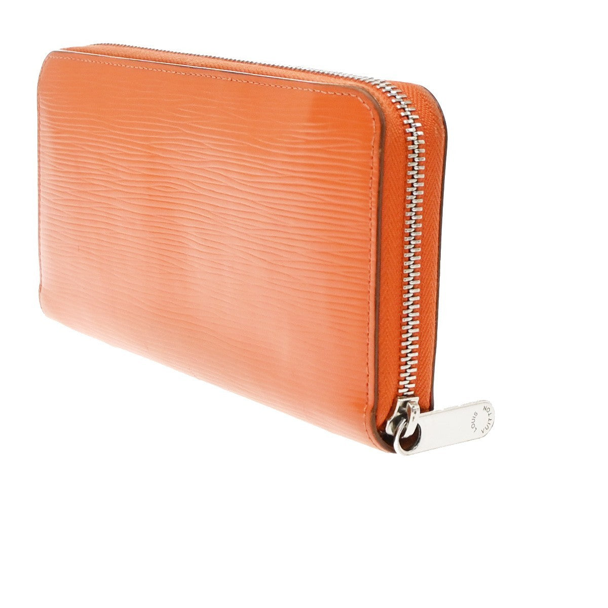 Louis Vuitton Zippy Organizer Epi Leather, Orange, Leather, Wallet