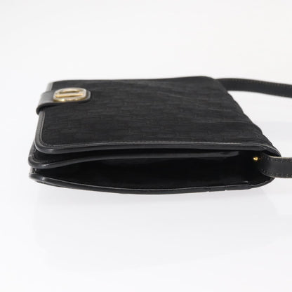Christian Dior Vintage CD trotter Canvas, Black, Canvas, Shoulder Bag