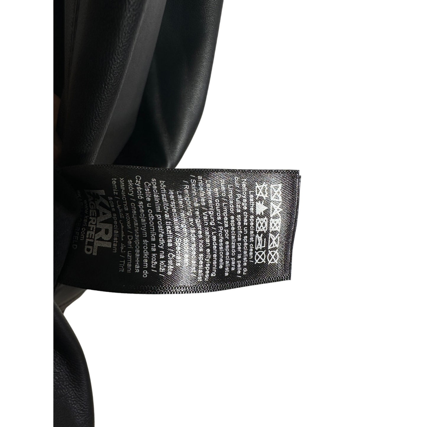 Karl Lagerfeld Leather Skirt