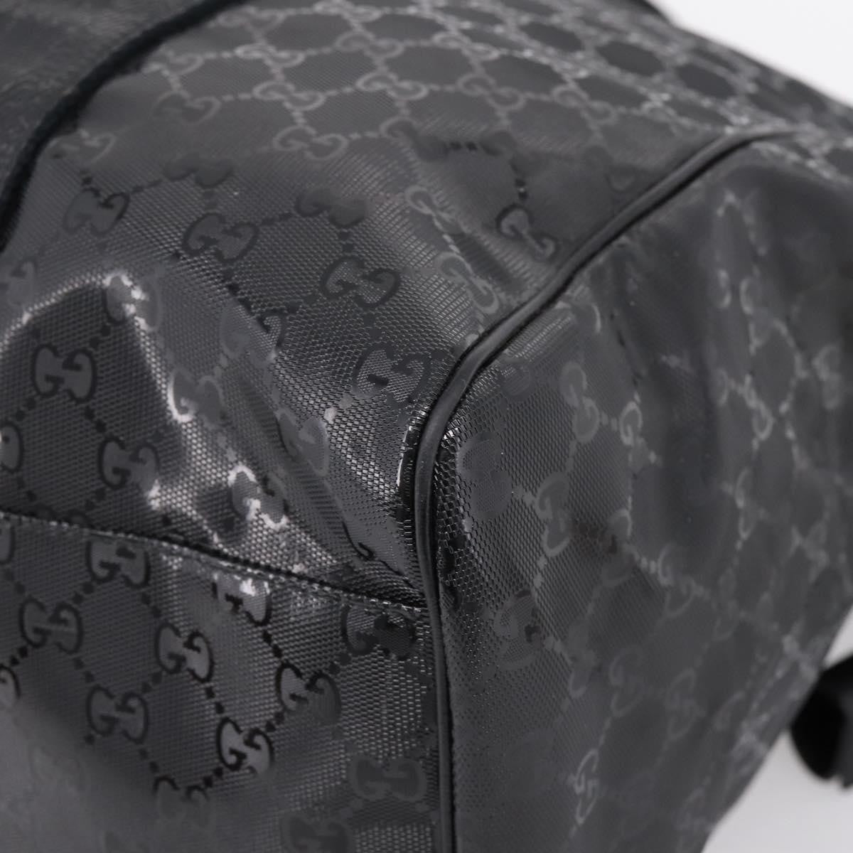 Gucci Indy Tote PVC Leather, Black, PVC, Tote Bag