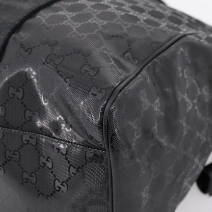 Gucci Indy Tote PVC Leather, Black, PVC, Tote Bag