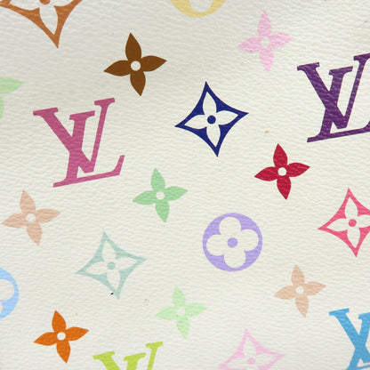 Louis Vuitton Priscilla Monogram Multicolor, White, Canvas, Handbag