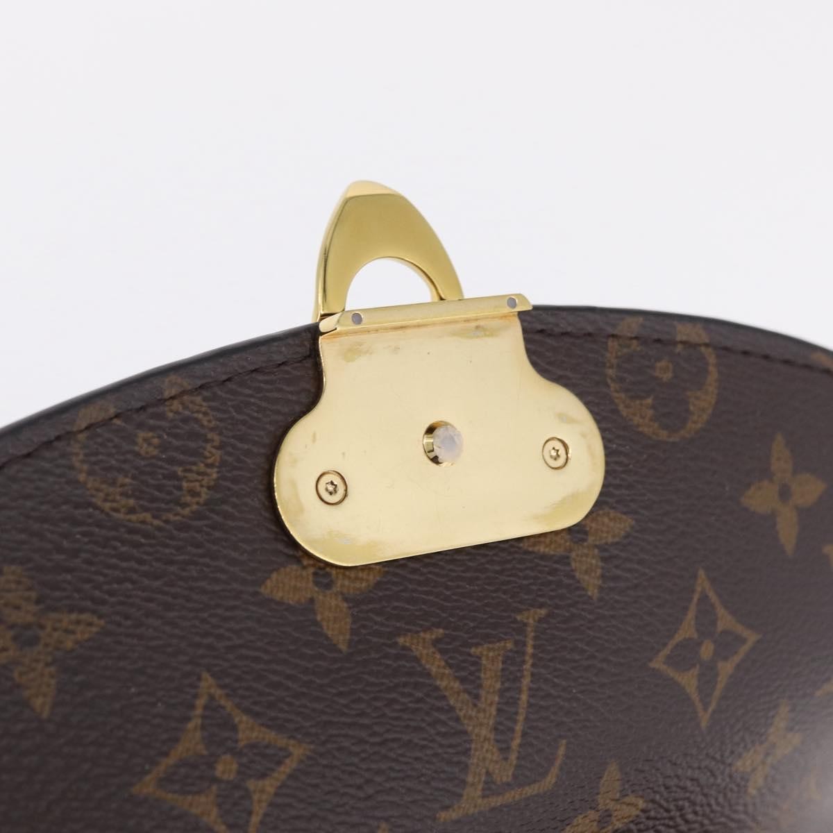 Louis Vuitton Saint Placide Monogram Canvas and Leather, Brown, Canvas, Handbag