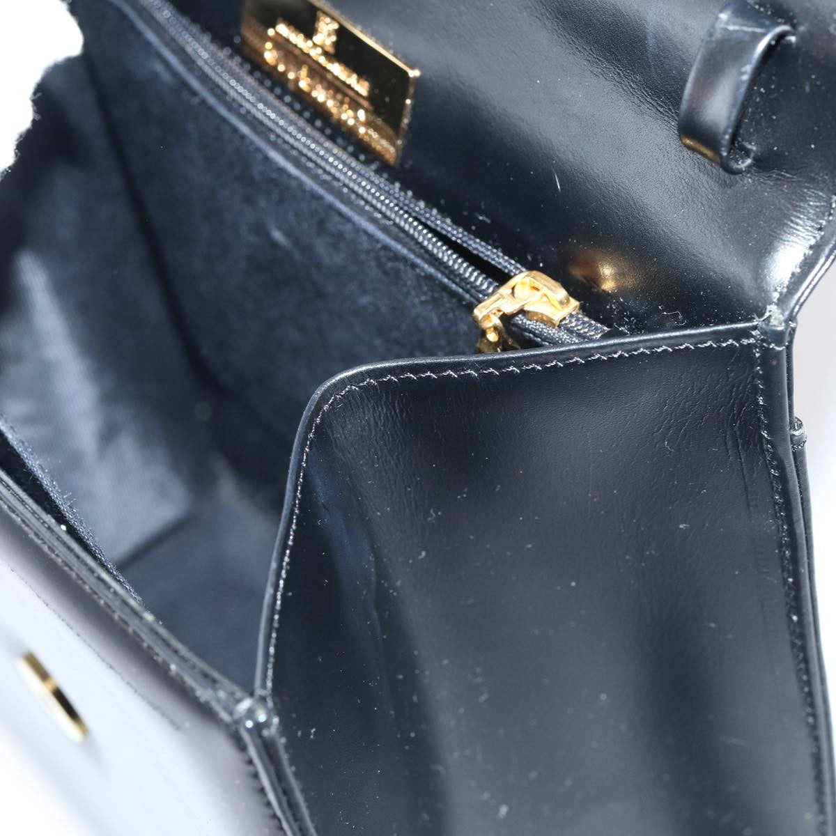 Givenchy Vintage 4G Leather, Black, Leather, Handbag