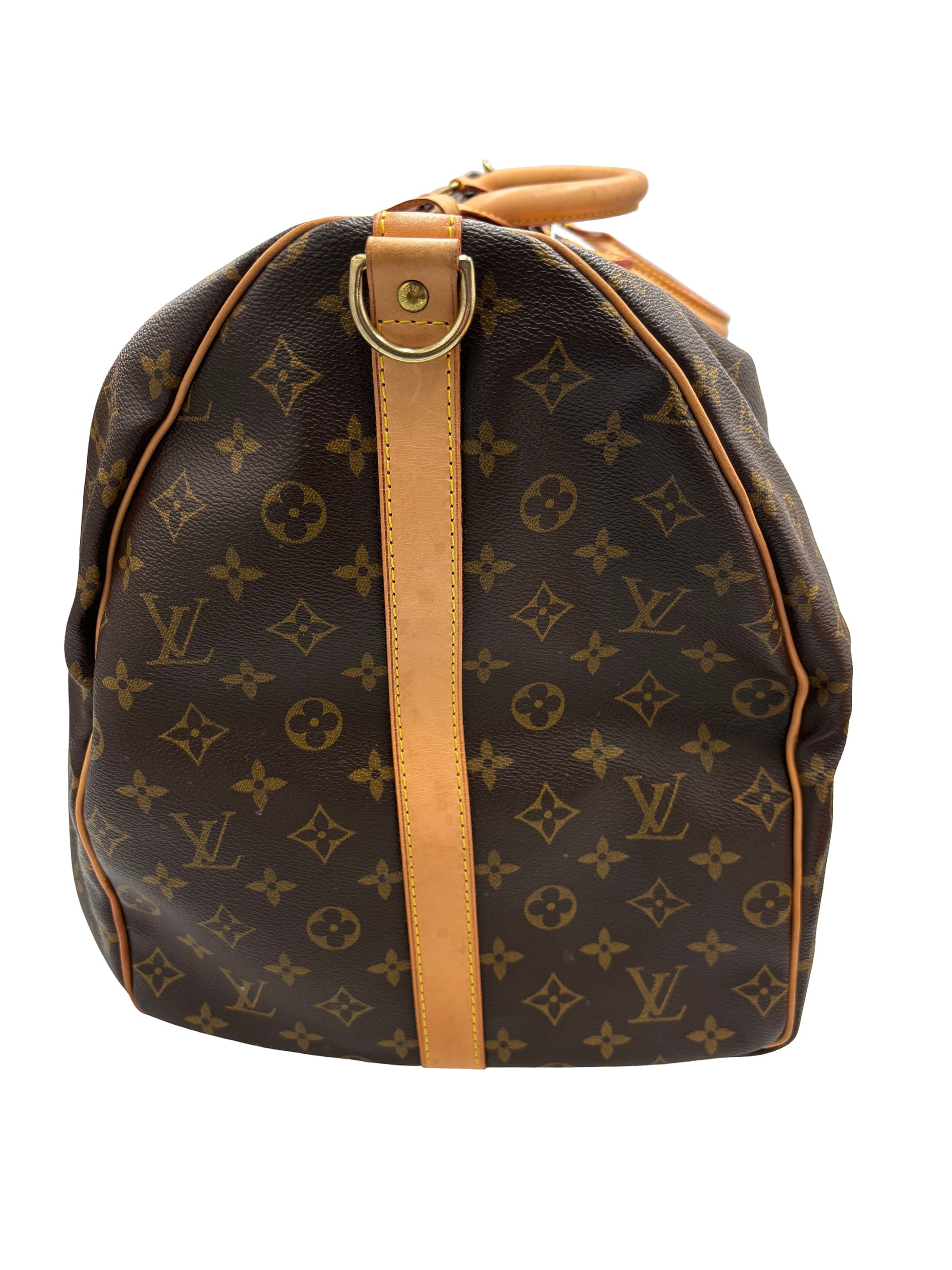 Louis Vuitton Keepall Monogram Canvas, Brown, Canvas, Travel Bag