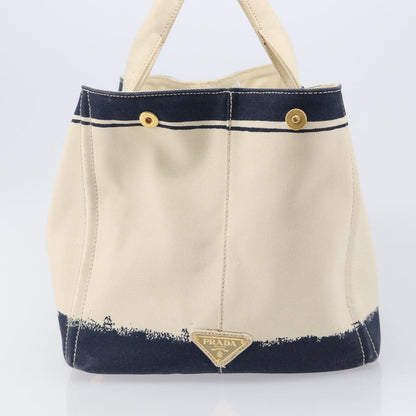 Prada Canapa Canvas, Beige, Canvas, Tote Bag