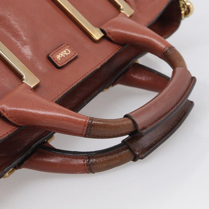 Chloe Ethel Leather, Pink, Leather, Handbag