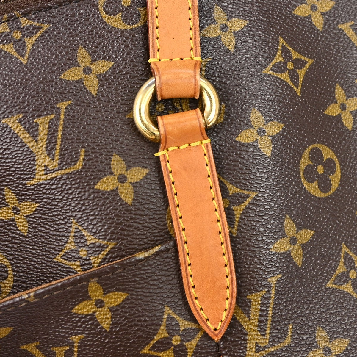 Louis Vuitton Totally Monogram, Brown, Canvas, Tote Bag