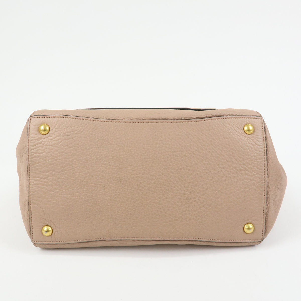 Prada Front Pocket Wing Convertible Vitello Daino, Beige, Leather, Tote Bag