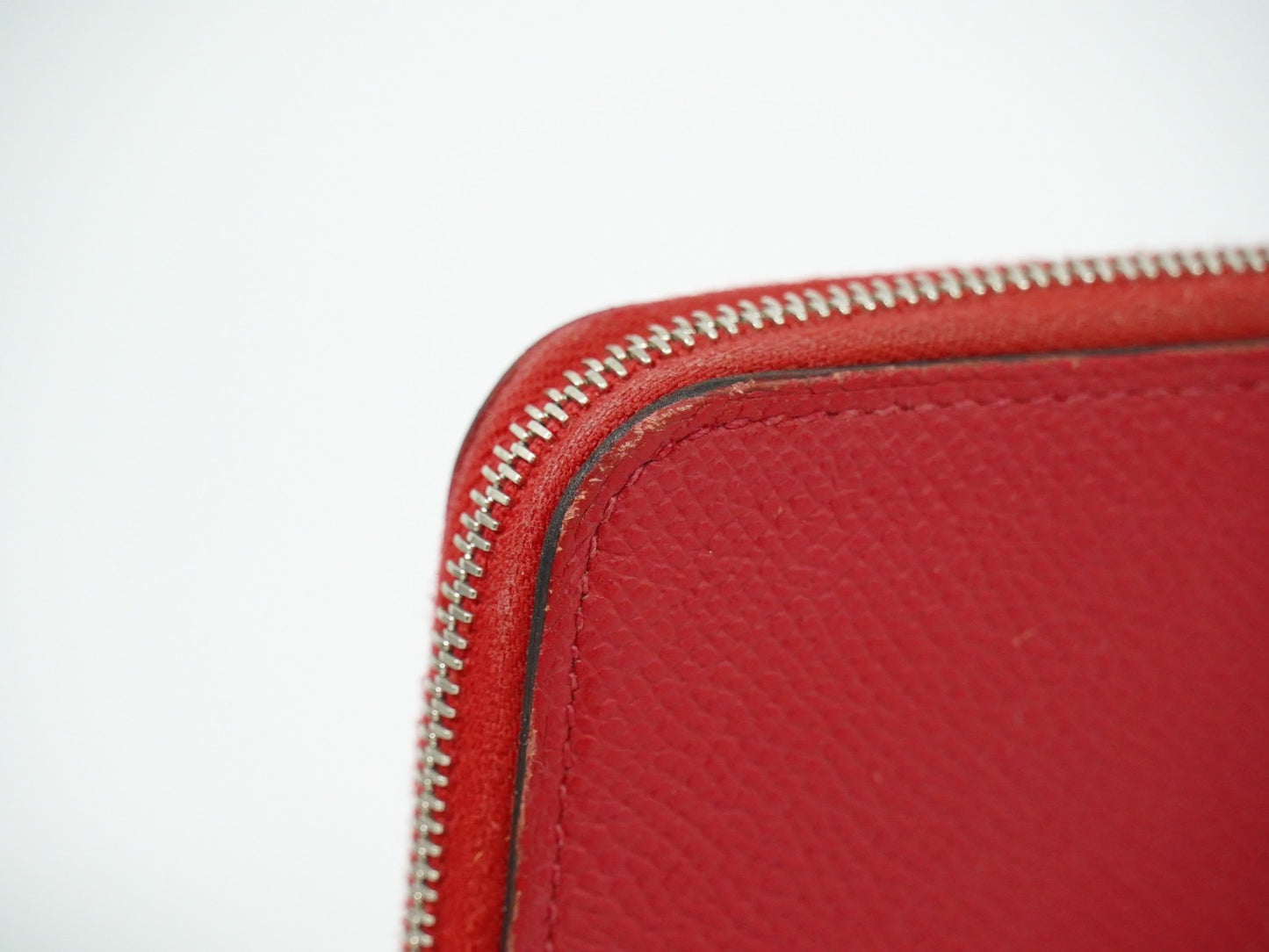 Hermes Azap Zip Around Silk'in Epsom, Pink, Leather, Wallet