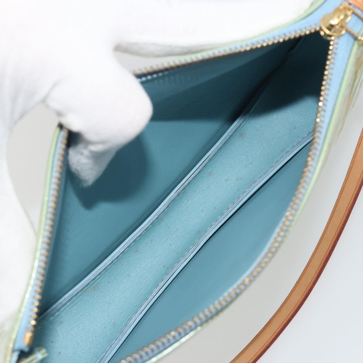 Louis Vuitton Lexington Pochette Monogram Vernis, Blue, Patent Leather, Clutch