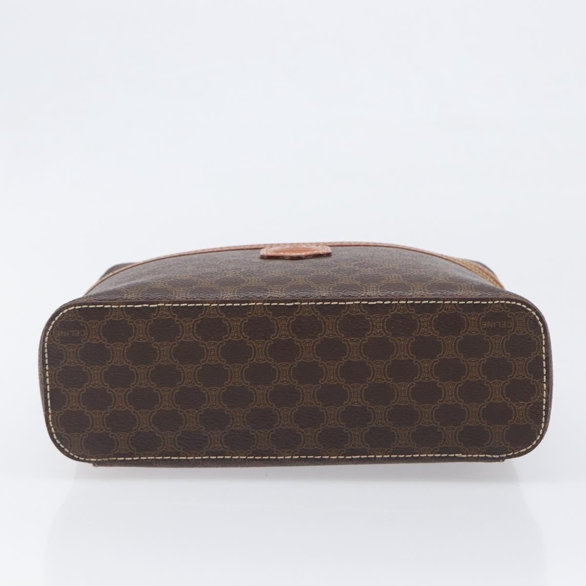 Celine Macadam Vanity Canvas, Brown, Canvas, Clutch