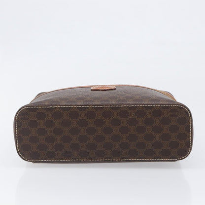 Celine Macadam Vanity Canvas, Brown, Canvas, Clutch