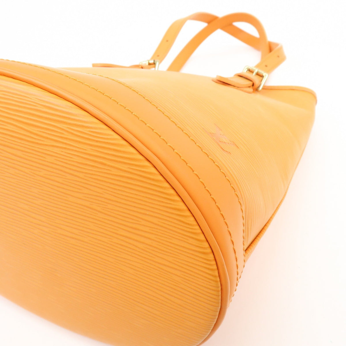 Louis Vuitton Petit Bucket Epi Leather, Orange, Leather, Handbag