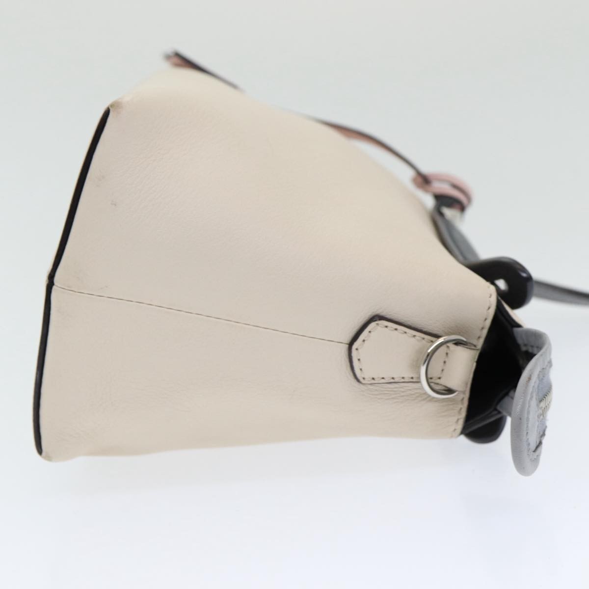 Fendi By The Way Satchel Leather, Beige, Leather, Handbag