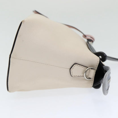 Fendi By The Way Satchel Leather, Beige, Leather, Handbag
