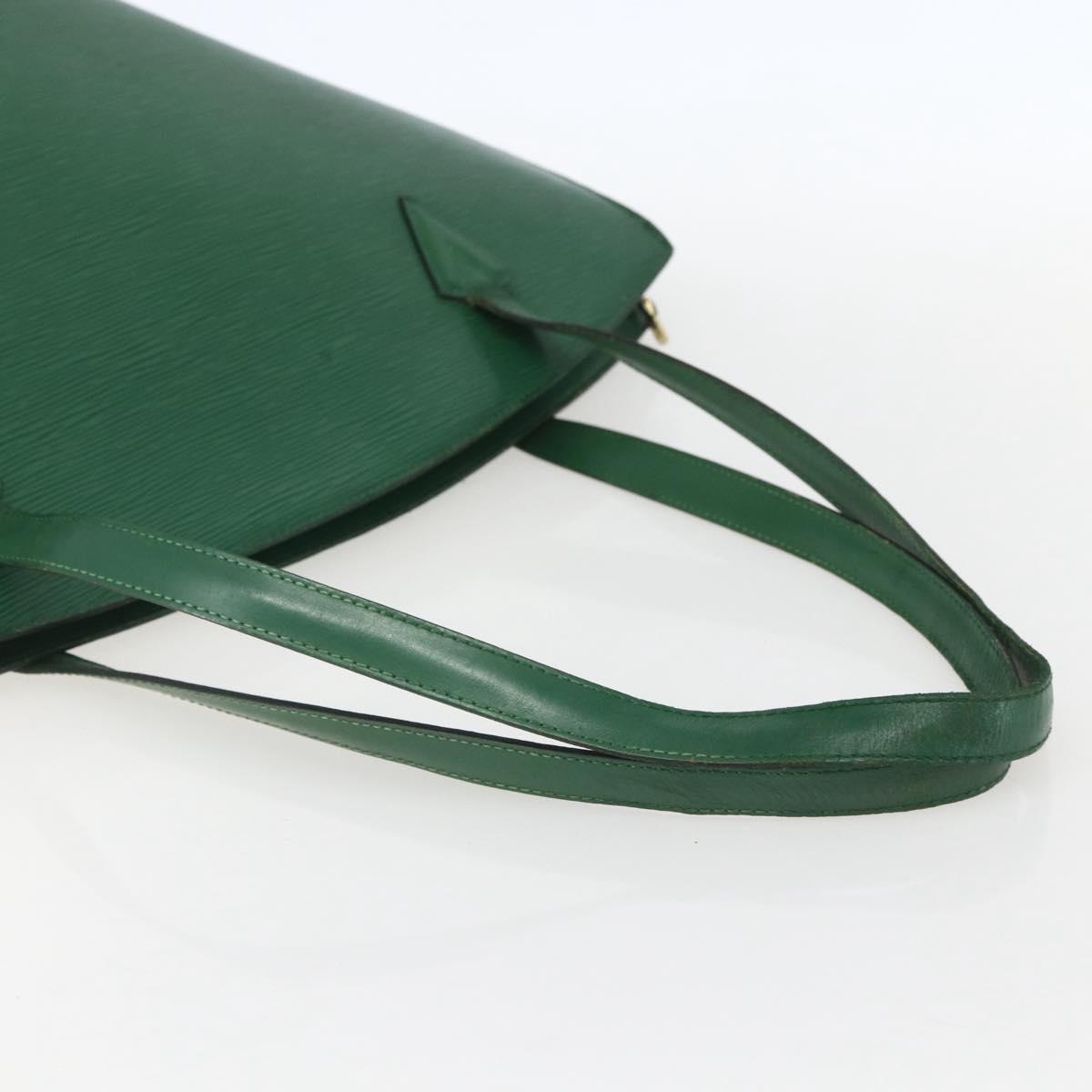 Louis Vuitton Saint Jacques Handbag Epi Leather, GREEN, LEATHER, Shoulder bag