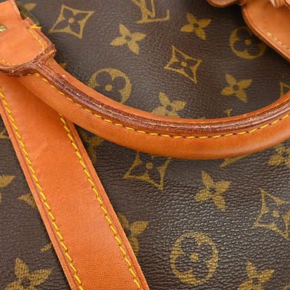 Louis Vuitton Keepall Bandoulière Monogram, Brown, Canvas, Travel Bag