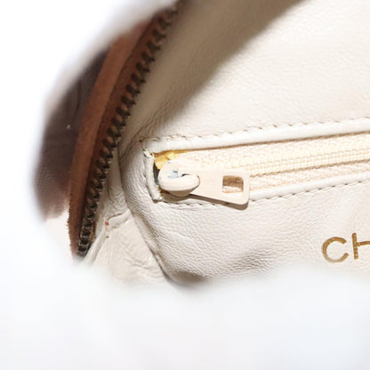 Chanel Vintage Clutch Suede, Orange, Suede, Clutch