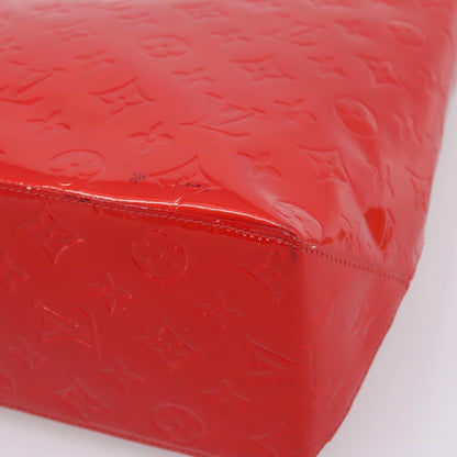 Louis Vuitton Reade Monogram Vernis, Red, Patent Leather, Handbag