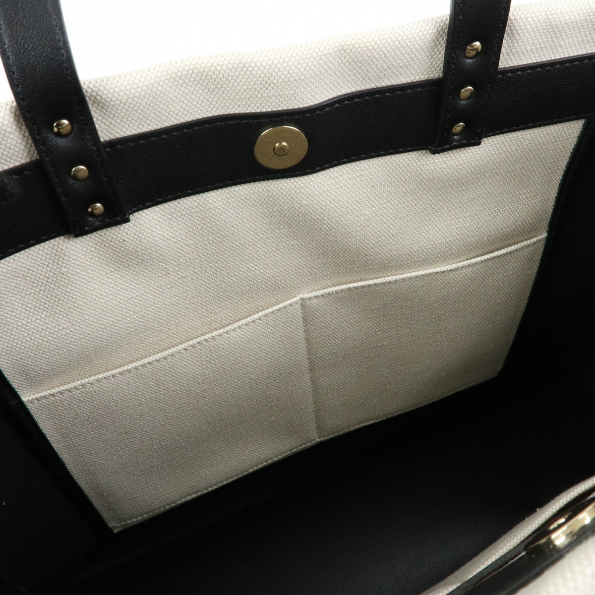 Valentino Garavani Grande Plage VLTN Canvas, Beige, Canvas, Tote Bag