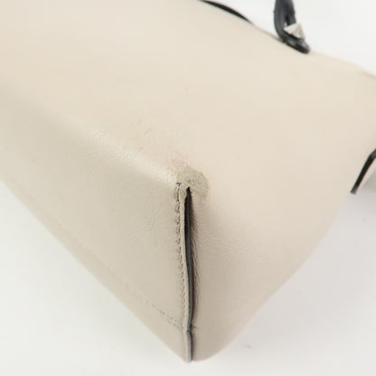 Fendi Selleria By The Way Satchel Leather, Neutral, Leather, Handbag