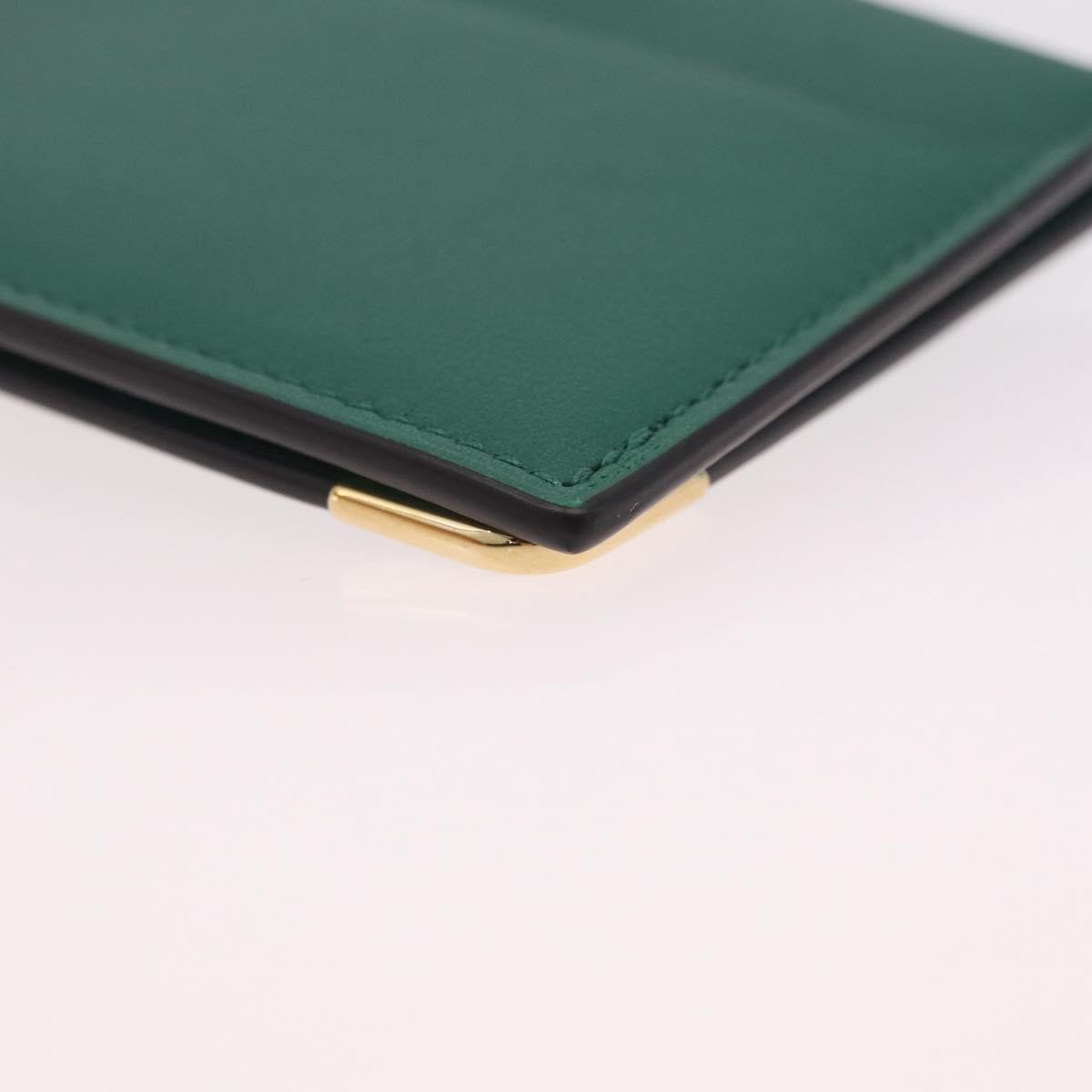 Cartier Coin Purse Must de Cartier Leather, Green, Leather, Wallet