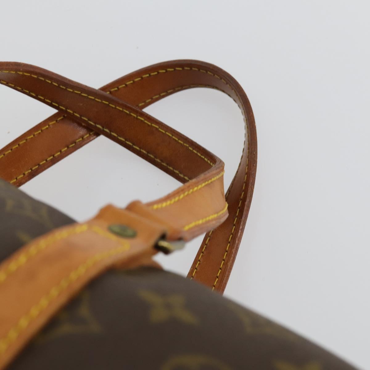 Louis Vuitton Sac Souple Handbag Monogram Canvas, BROWN, CANVAS, Handbag