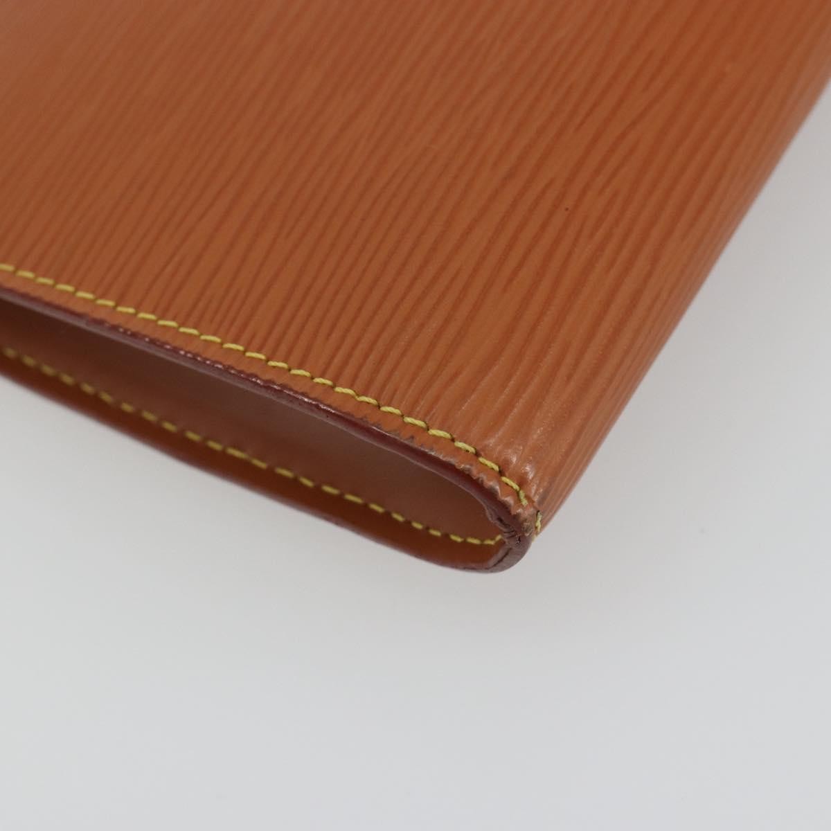 Louis Vuitton Pochette Accessoires Epi, Brown, Leather, Clutch
