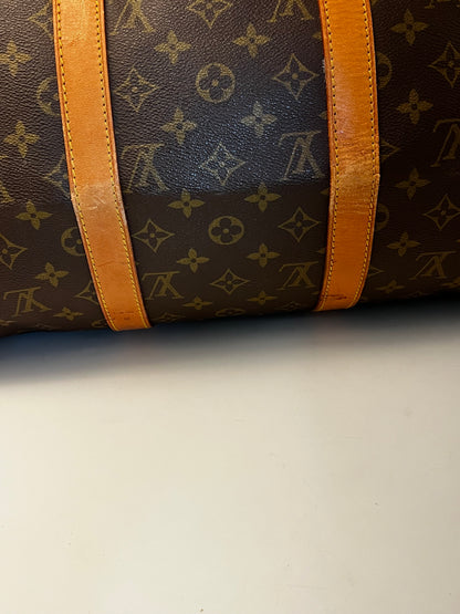 Louis Vuitton Keepall Monogram Canvas, Brown, Canvas, Travel Bag