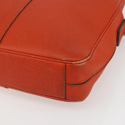 Louis Vuitton Porte-Documents Voyage Taiga Leather, Orange, Leather, Briefcase