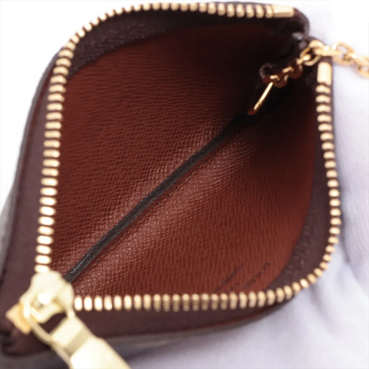 Louis Vuitton Pochette Clés Monogram Canvas, BROWN, CANVAS, Charms and Keychains