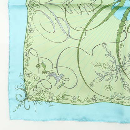 Hermes Carré 45 Les Capucines 100% Silk, Multicolour, Silk, Scarf