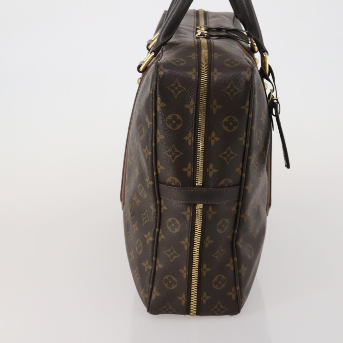 Louis Vuitton Bequia Porte Document Geant Monogram Canvas with Leather, Brown, Canvas, Briefcase