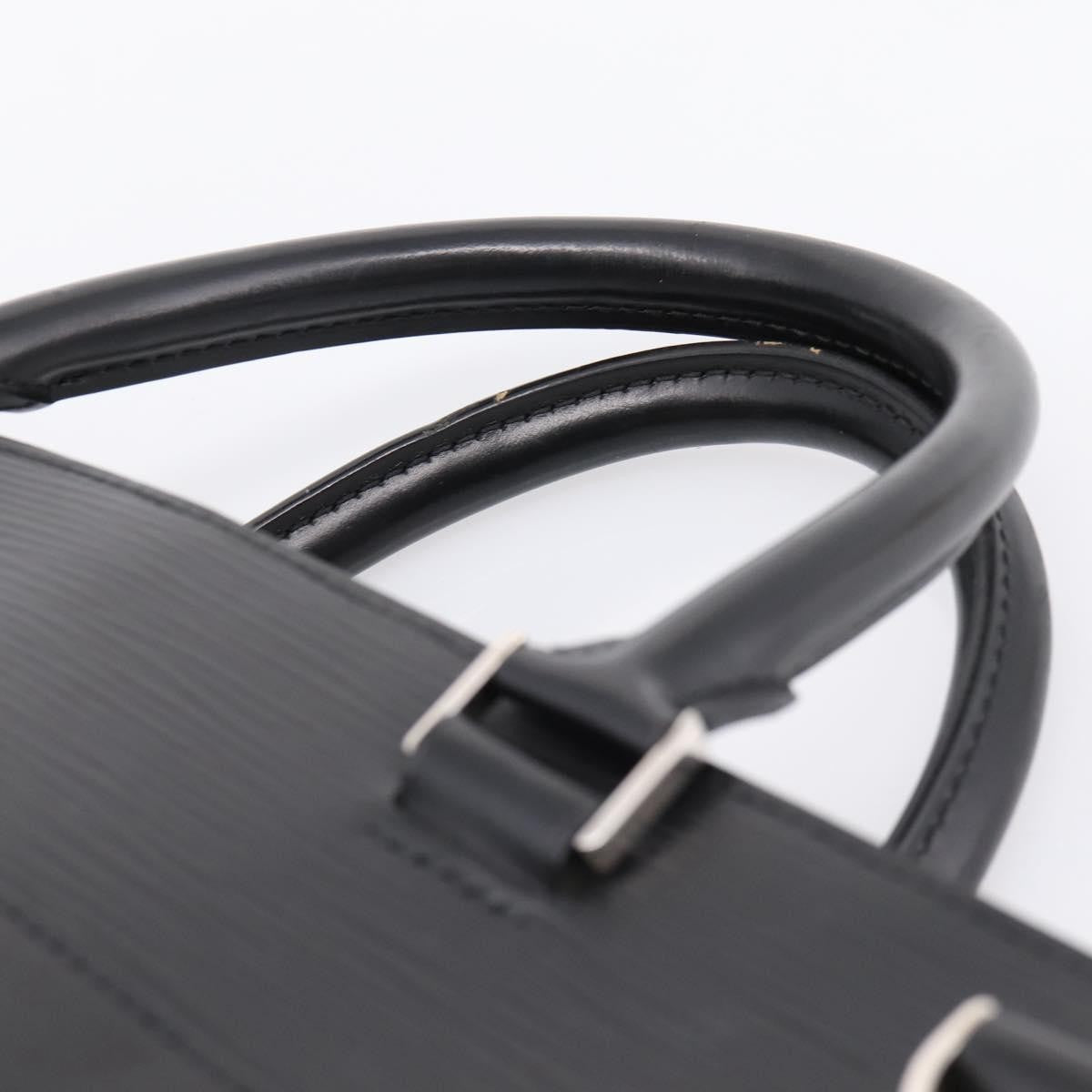 Louis Vuitton Bassano Epi Leather, Black, Leather, Briefcase