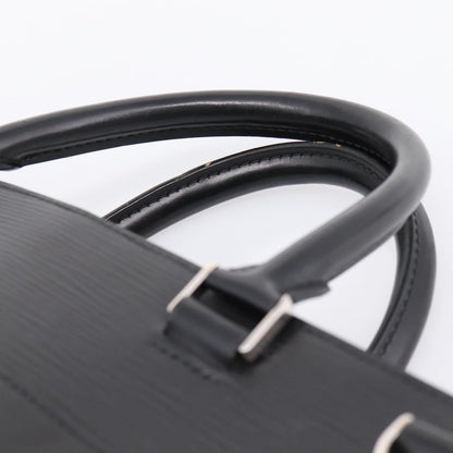 Louis Vuitton Bassano Epi Leather, Black, Leather, Briefcase
