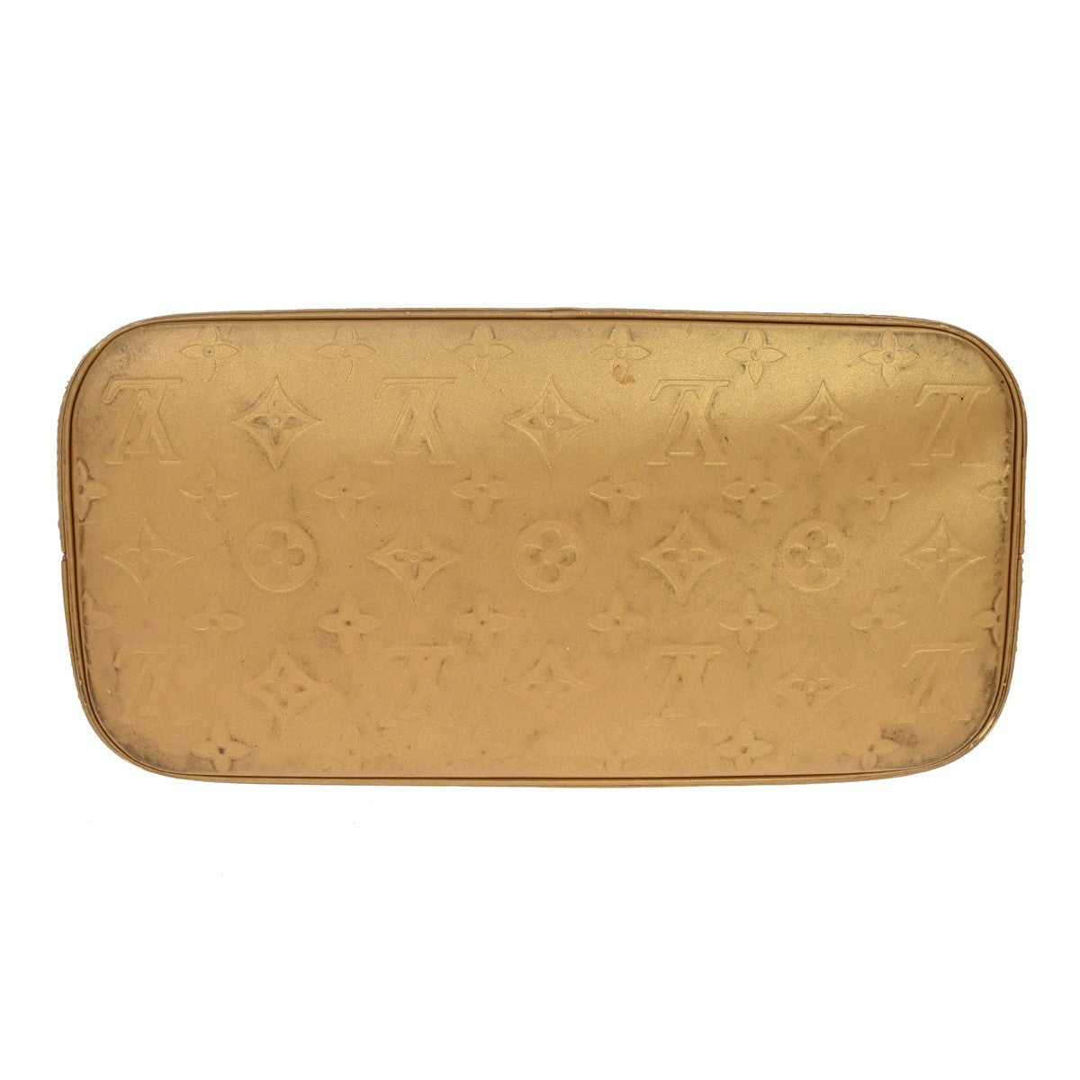 Louis Vuitton Mat Stockton Monogram Vernis, Gold, Patent Leather, Shoulder Bag