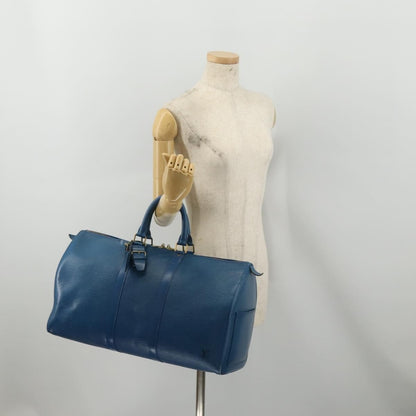 Louis Vuitton Keepall Bag Epi Leather, Blue, Leather, Travel Bag