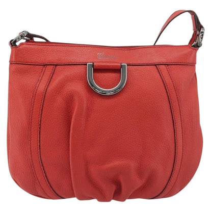 Gucci Abbey Leather, Red, Leather, Shoulder Bag