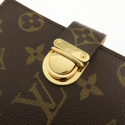 Louis Vuitton Koala Ring Agenda Cover Monogram Canvas, Brown, Canvas, Briefcase