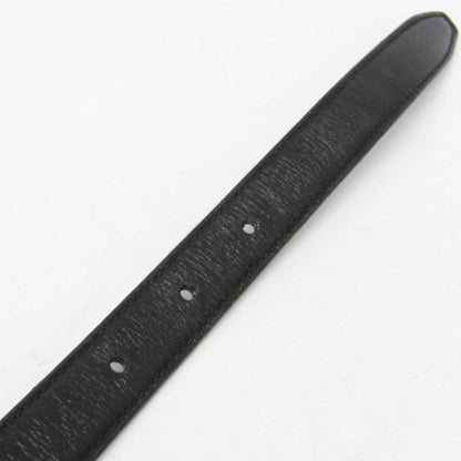 Gucci Interlocking G Belt (Outlet) Leather, Black, Leather, Belt