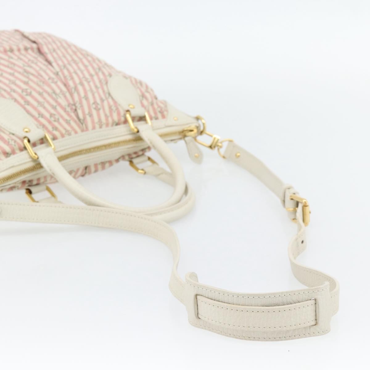 Louis Vuitton Marina Mini Lin Croisette, Pink, Canvas, Handbag