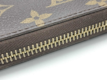 Louis Vuitton Zippy Monogram Canvas, Brown, Canvas, Wallet