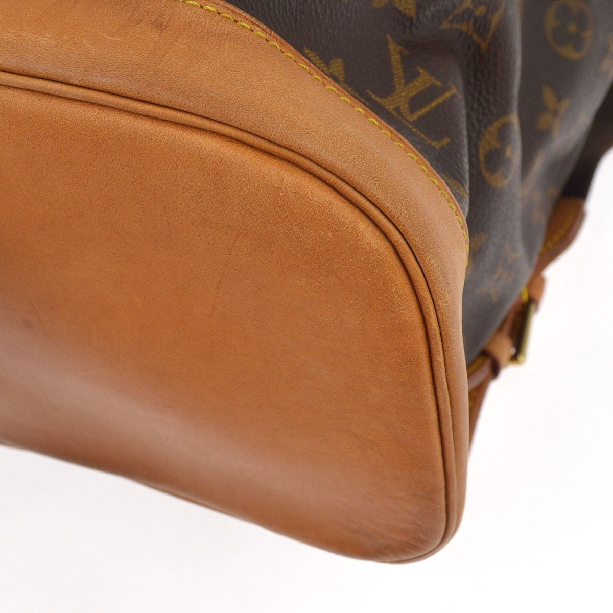 Louis Vuitton Vintage Montsouris Monogram Canvas, Brown, Canvas, Backpack
