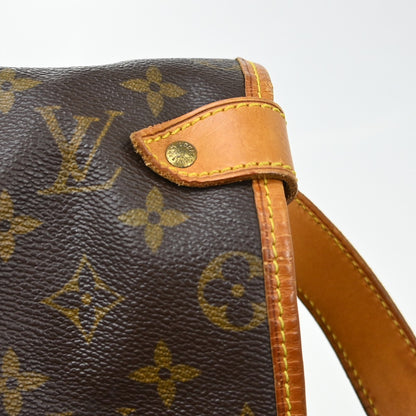 Louis Vuitton Saumur Monogram Canvas, Brown, Canvas, Shoulder Bag