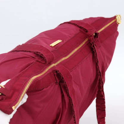 Miu Miu Tote Nylon, Pink, Nylon, Handbag