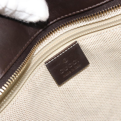 Gucci Original Zip GG Canvas with Leather, Red, Canvas, Tote Bag