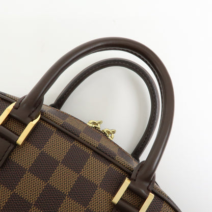 Louis Vuitton Sarria Damier, Brown, Canvas, Handbag
